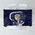 Blue New Zealand Eel Tablecloth Aotearoa Maori Tuna With Kotiate Weapon