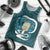 Turquoise New Zealand Eel Men Tank Top Aotearoa Maori Tuna With Kotiate Weapon