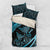 New Zealand Stingray Bedding Set Aotearoa Whai With Maori Paua Shell