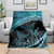 New Zealand Stingray Blanket Aotearoa Whai With Maori Paua Shell