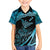 New Zealand Stingray Family Matching Puletasi and Hawaiian Shirt Aotearoa Whai With Maori Paua Shell