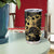 Black And Gold Aotearoa Whai Tumbler Cup NZ Stingrays Maori Curves Style