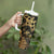 Black And Gold Aotearoa Whai Tumbler With Handle NZ Stingrays Maori Curves Style