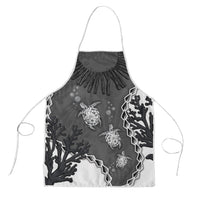 Black Coral Hawaii Apron Ekaha Ku Moana Honu Sea Turtle