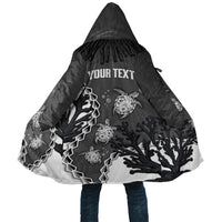 Personalized Black Coral Hawaii Cloak Ekaha Ku Moana Honu Sea Turtle LT14 Unisex Gray - Polynesian Pride