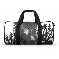 Black Coral Hawaii Duffle Bag Ekaha Ku Moana Honu Sea Turtle