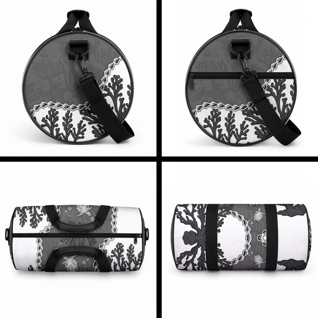 Black Coral Hawaii Duffle Bag Ekaha Ku Moana Honu Sea Turtle