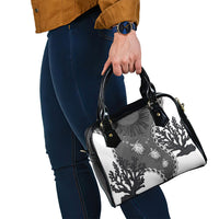 Black Coral Hawaii Shoulder Handbag Ekaha Ku Moana Honu Sea Turtle LT14 - Polynesian Pride