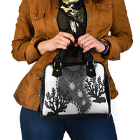 Black Coral Hawaii Shoulder Handbag Ekaha Ku Moana Honu Sea Turtle LT14 - Polynesian Pride