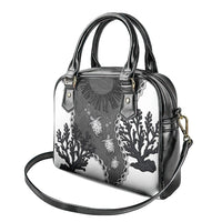Black Coral Hawaii Shoulder Handbag Ekaha Ku Moana Honu Sea Turtle LT14 - Polynesian Pride