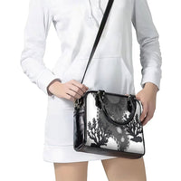Black Coral Hawaii Shoulder Handbag Ekaha Ku Moana Honu Sea Turtle LT14 - Polynesian Pride