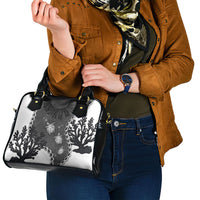 Black Coral Hawaii Shoulder Handbag Ekaha Ku Moana Honu Sea Turtle LT14 - Polynesian Pride