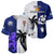 Fiji And Scotland Rugby Baseball Jersey Fijian Tapa Pattern With Thistle LT14 - Polynesian Pride