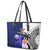 Fiji And Scotland Rugby Leather Tote Bag Fijian Tapa Pattern With Thistle LT14 - Polynesian Pride