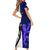 Fiji And Scotland Rugby Short Sleeve Bodycon Dress Fijian Tapa Pattern With Thistle LT14 - Polynesian Pride