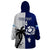 Custom Fiji And Scotland Rugby Wearable Blanket Hoodie Fijian Tapa Pattern With Thistle LT14 - Polynesian Pride