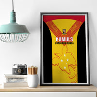 Papua New Guinea Rubgby Canvas Wall Art Pacific 2023 Go PNG Kumuls LT14 - Polynesian Pride