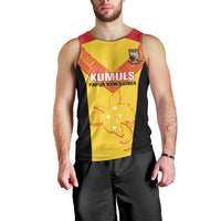 Custom Papua New Guinea Rubgby Men Tank Top Pacific 2023 Go PNG Kumuls LT14 - Polynesian Pride