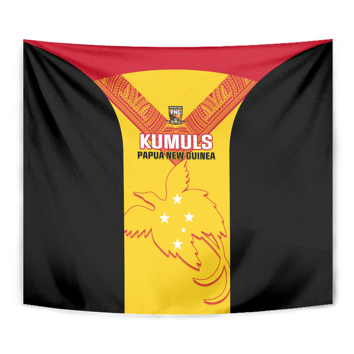 Papua New Guinea Rubgby Tapestry Pacific 2023 Go PNG Kumuls LT14 - Polynesian Pride