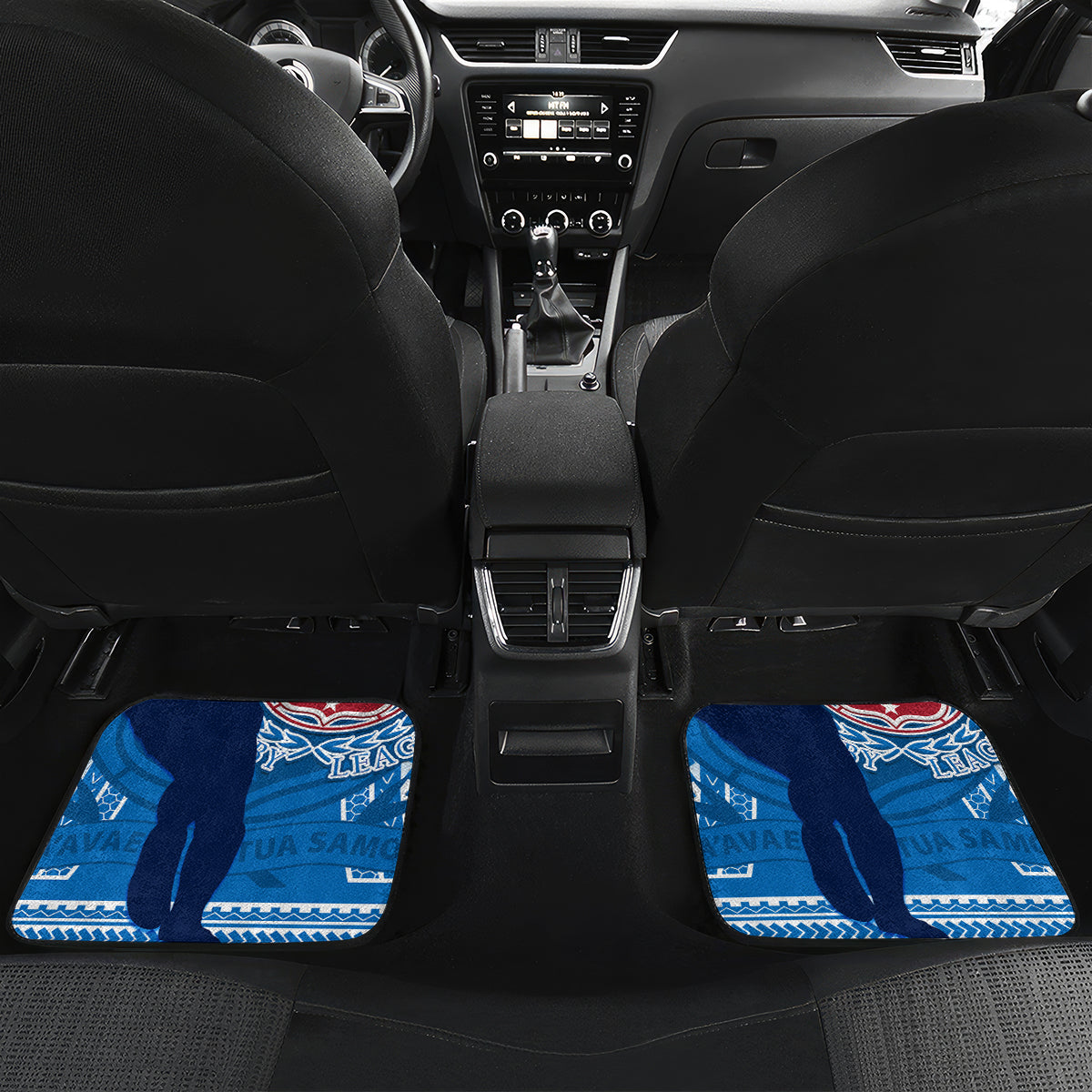 Samoa Rugby Car Mats Pacific 2023 Go Toa Samoa LT14 - Polynesian Pride