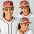 Red Palaka Hawaii Mele Kalikimaka Baseball Net Cap Ohia Lehua Monstera Puakenikeni Lei - Polynesian Pride