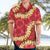 Red Palaka Hawaii Mele Kalikimaka Hawaiian Shirt Ohia Lehua Monstera Puakenikeni Lei - Polynesian Pride