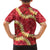 Red Palaka Hawaii Mele Kalikimaka Hawaiian Shirt Ohia Lehua Monstera Puakenikeni Lei - Polynesian Pride