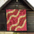 Red Palaka Hawaii Mele Kalikimaka Quilt Ohia Lehua Monstera Puakenikeni Lei - Polynesian Pride
