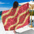 Red Palaka Hawaii Mele Kalikimaka Sarong Ohia Lehua Monstera Puakenikeni Lei - Polynesian Pride