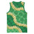 Green Palaka Hawaii Mele Kalikimaka Basketball Jersey Ohia Lehua Monstera Puakenikeni Lei - Polynesian Pride