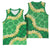 Green Palaka Hawaii Mele Kalikimaka Basketball Jersey Ohia Lehua Monstera Puakenikeni Lei - Polynesian Pride