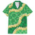Green Palaka Hawaii Mele Kalikimaka Hawaiian Shirt Ohia Lehua Monstera Puakenikeni Lei - Polynesian Pride