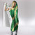 Green Palaka Hawaii Mele Kalikimaka Hooded Blanket Ohia Lehua Monstera Puakenikeni Lei - Polynesian Pride