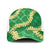 Green Palaka Hawaii Mele Kalikimaka Mesh Trucker Cap Ohia Lehua Monstera Puakenikeni Lei - Polynesian Pride