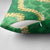 Green Palaka Hawaii Mele Kalikimaka Pillow Cover Ohia Lehua Monstera Puakenikeni Lei - Polynesian Pride