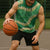 Green Palaka Hawaii Mele Kalikimaka Sleeveless Hoodie Ohia Lehua Monstera Puakenikeni Lei - Polynesian Pride