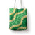 Green Palaka Hawaii Mele Kalikimaka Tote Bag Ohia Lehua Monstera Puakenikeni Lei - Polynesian Pride