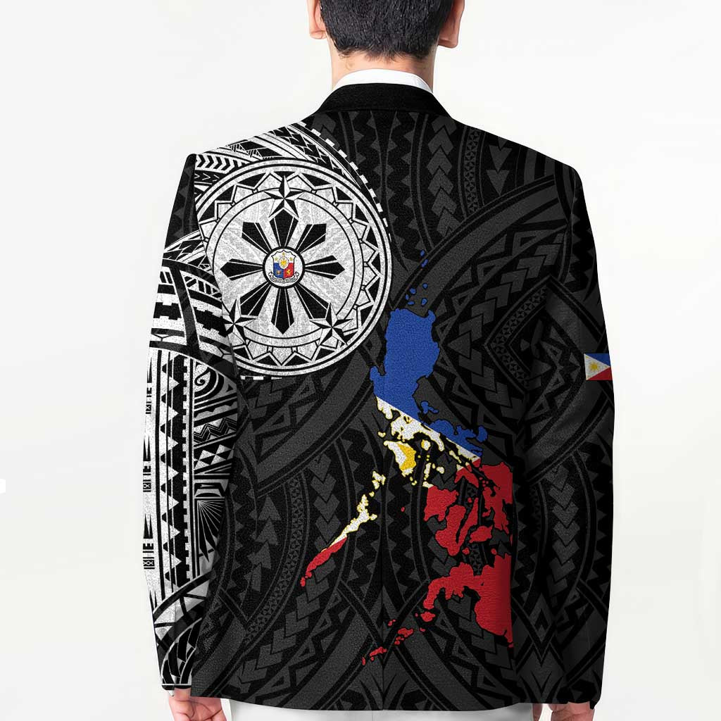 Philippines Strong Blazer Filipino Map Polynesian Tattoo - Polynesian Pride