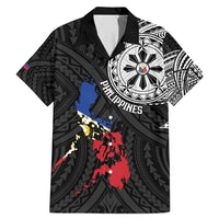 Philippines Strong Family Matching Mermaid Dress and Hawaiian Shirt Filipino Map Polynesian Tattoo - Polynesian Pride