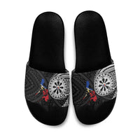 Philippines Strong Slide Sandals Filipino Map Polynesian Tattoo - Polynesian Pride