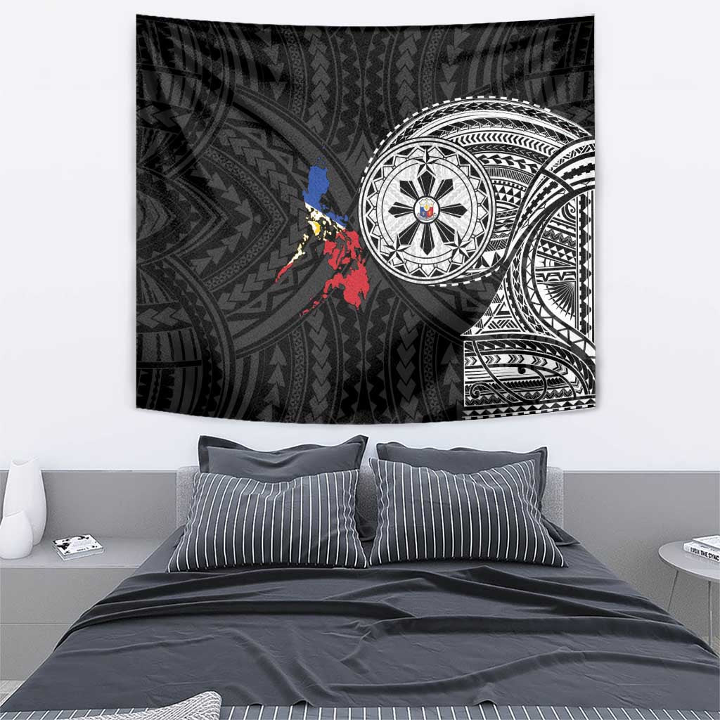 Philippines Strong Tapestry Filipino Map Polynesian Tattoo - Polynesian Pride