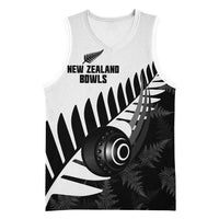 New Zealand Lawn Bowls Custom Basketball Jersey Aotearoa Silver Fern - Polynesian Pride