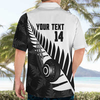 New Zealand Lawn Bowls Custom Hawaiian Shirt Aotearoa Silver Fern - Polynesian Pride