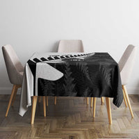 New Zealand Lawn Bowls Custom Tablecloth Aotearoa Silver Fern - Polynesian Pride