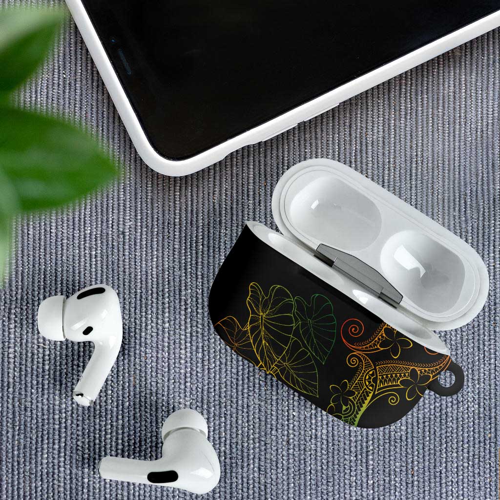 Aloha Hawaii Kalo AirPods Case Reggae Taro Polynesian Pattern - Polynesian Pride