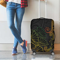 Aloha Hawaii Kalo Luggage Cover Reggae Taro Polynesian Pattern - Polynesian Pride