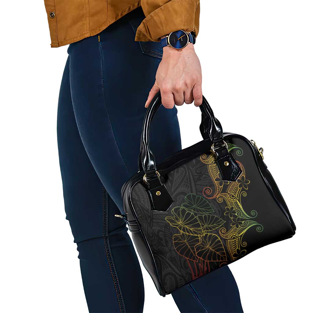 Aloha Hawaii Kalo Shoulder Handbag Reggae Taro Polynesian Pattern - Polynesian Pride