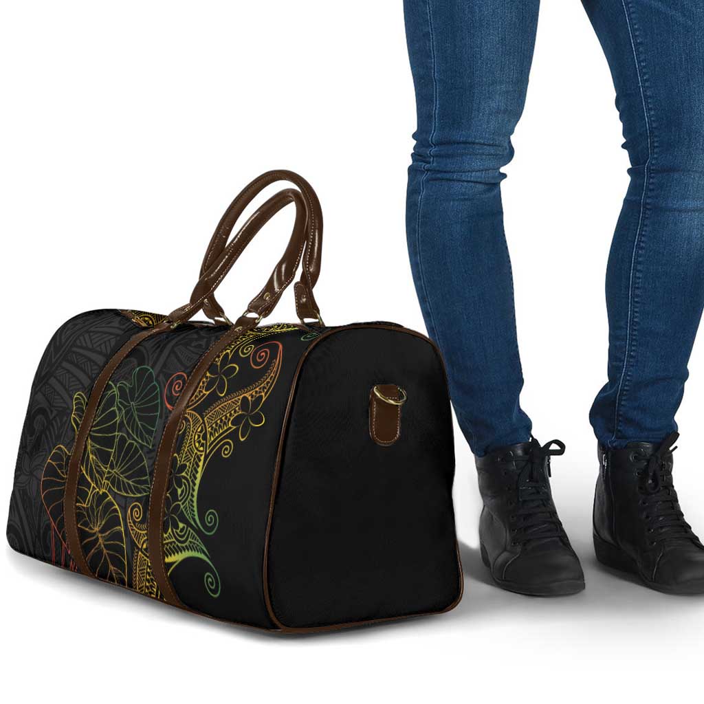 Aloha Hawaii Kalo Travel Bag Reggae Taro Polynesian Pattern - Polynesian Pride