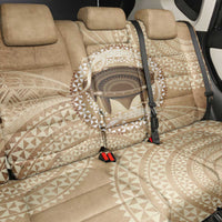 Tonga Skink Kava Bowl Back Car Seat Cover Vintage Tongan Ngatu Pattern