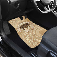 Tonga Skink Kava Bowl Car Mats Vintage Tongan Ngatu Pattern
